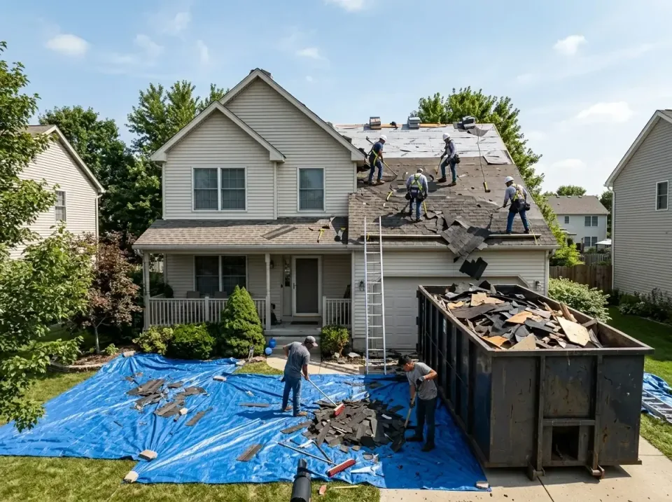 roof-replacement-debris-remova-004 — frequently asked questions, Cheapest Dumpster Rentals in Roanoke, TX